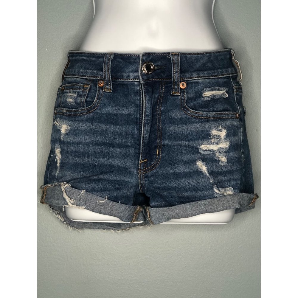 American Eagle outfitters hi rise jean shorts 2